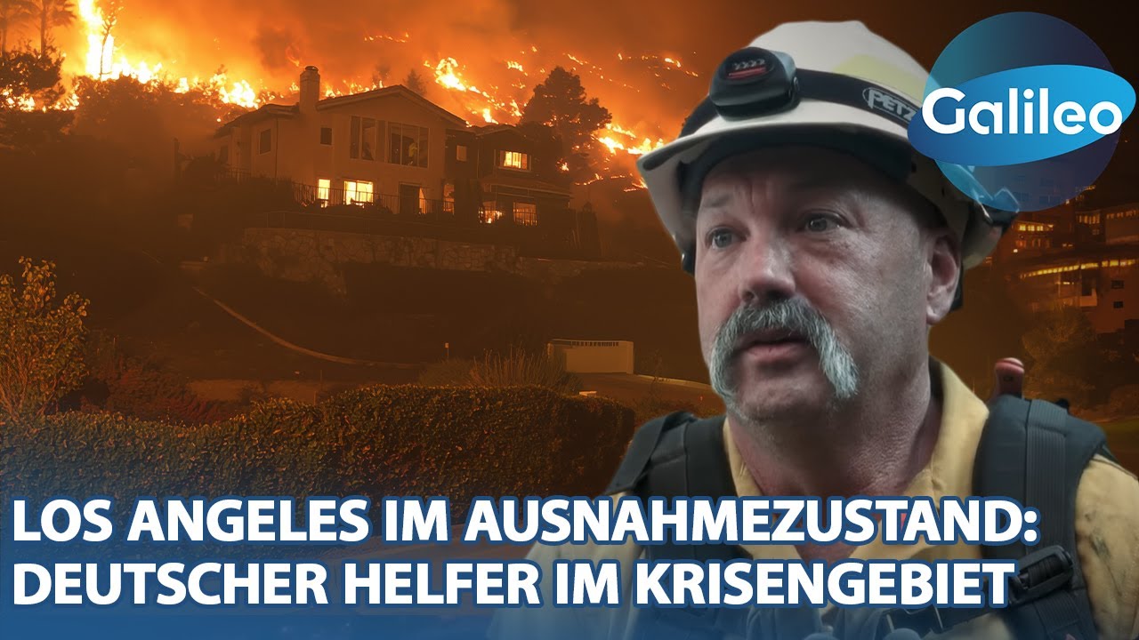 50.000 betroffen vom Flammeninferno in Los Angeles: Deutscher Helfer im Krisengebiet