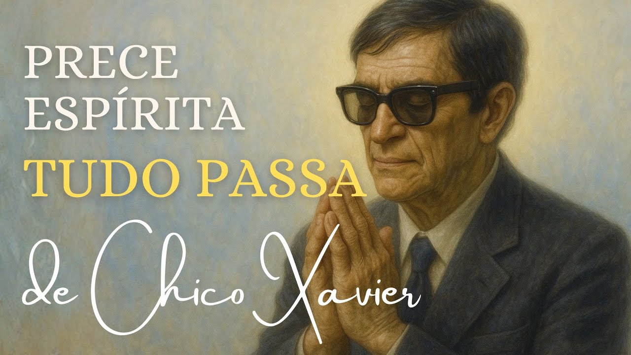 Prece Espírita TUDO PASSA de Chico Xavier. Fortaleça a alma!