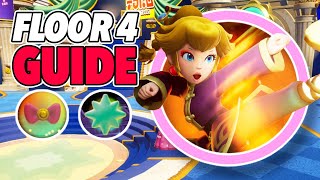 All Sparkle Gems & Ribbons in Floor 4 (Princess Peach: Showtime! 100% Collectibles Guide)