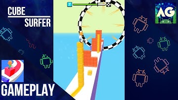 Cube Surfer! Gameplay  Walkthrough (levels 1-10)