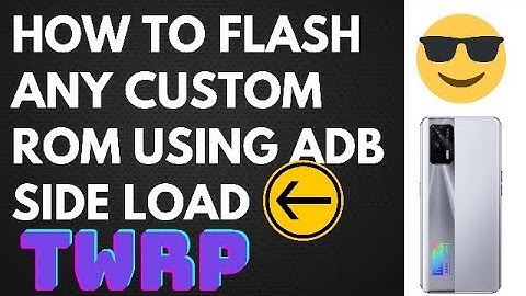 How to flash any custom rom using ADB SIDE LOAD option in TWRP | Internal storage not showing fix
