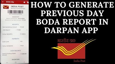 HOW TO GENERATE PREVIOUS DAY BODA REPORT IN ANDROID DARPAN APP || DAY BEGIN IN NEW DEVICE || GDS BPM