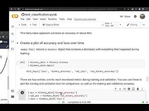 tensorflow text classification part3 - YouTube