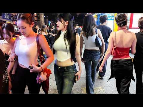 [4K Itaewon street 🔥🔥🔥] Itaewon club street is fantastic on Saturday night 😎😎😎 #Seoul #Korea