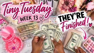 Tiny Tuesday Week 13 | Giving Yourself Grace + Finishing Savings Challenges #cashstuffing