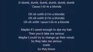 Bridgit Mendler - Blonde (LYRICS)