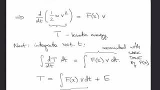 Lecture 9: Position Dependent Forces