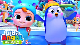 Fun Day At The Aquarium | Fun Animal Sing Along Songs by Little Angel Animals