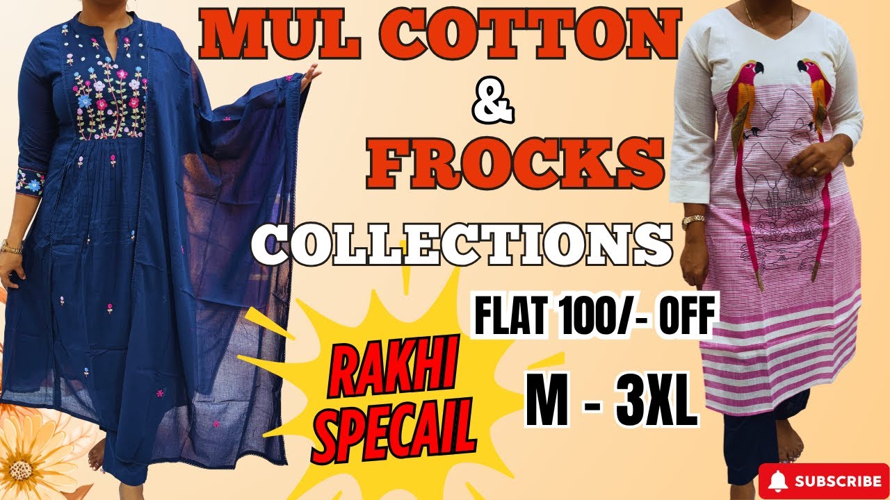 Mul Mul cotton offer Flat 100/- off newarrivals@7386669231#kalamkari #newarrivals #kurti #embroidery