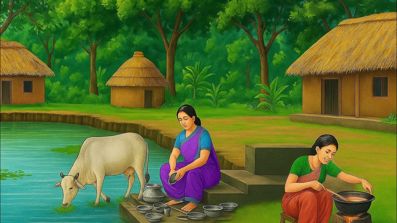 नदी किनारे दो बहनों की अनोखी कहानी: |bed time story| Hindi kahani | moral Stories| #moralstory 