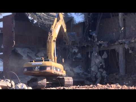 Espy Elementary School Demolition.  Feb 2015