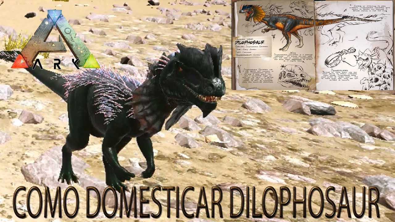 Tutorial Domesticando Dilophosaur ARK Survival Evolved [PTBR