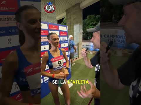 Video Nadia Battocletti ai Campionati italiani Assoluti di Firenze dopo la vittoria sui 5000