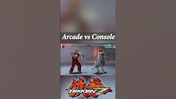 Arcade vs Console Paul Damage #3 in Tekken 7 #shorts #fightinggames #tekken