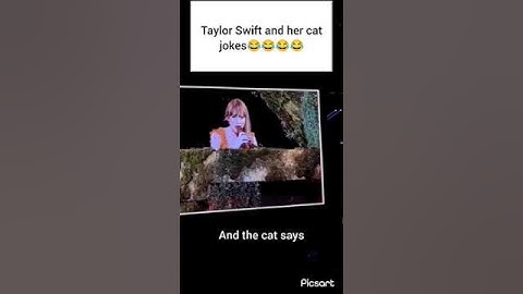 Taylor Swift and her cat jokes😂😂😂😂#shorts