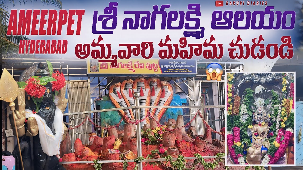 అమీర్‌పేట్ శ్రీ నాగలక్ష్మీ ఆలయం | అమ్మవారి మహిమలు & చరిత్ర | Hyderabad Famous Temple