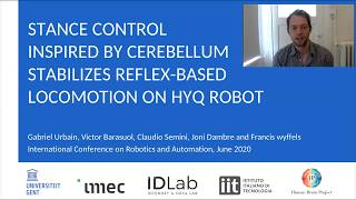 [ICRA'20 Presentation] Stance Control Inspired by Cerebellum Stabilizes Reflex-Based Locomotion