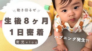 【育児記録】生後8ヶ月の赤ちゃんの1日に密着してみた