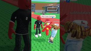 FAKE SAMMY GETS BANNED IN STEAL A BRAINROT 💀 #robloxshorts