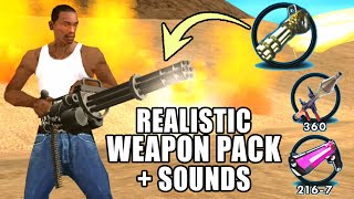 GTA San Andreas Realistic Weapon Pack with Sounds for Android