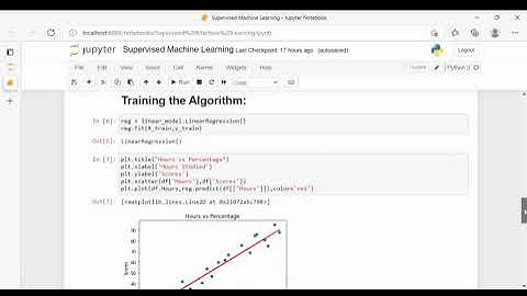 Supervised Machine Learning - The Sparks Foundation Internship #Task1