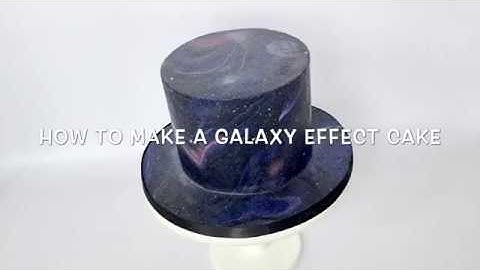 How to make a ‘fondant galaxy effect’ cake