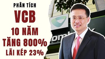 Phân tích VCB | Vietcombank - 10 Năm Tăng 800% - Lãi Kép 23% | Chứng khoán CAT