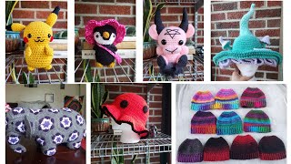 Crochet Coasters | Crochet Bag | Crochet Pot Holders | Crochet Bucket Hat | Beanie | Amigurumi