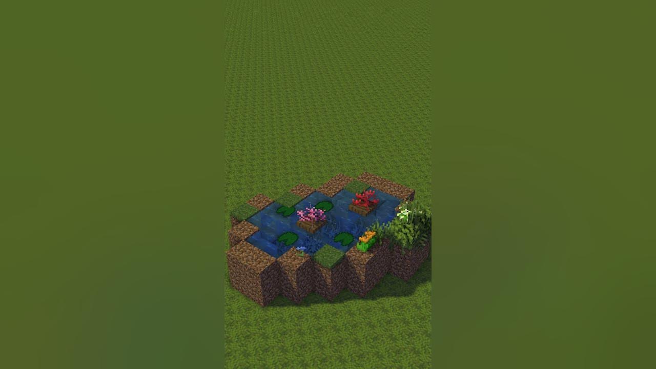 Minecraft Pond Design - YouTube