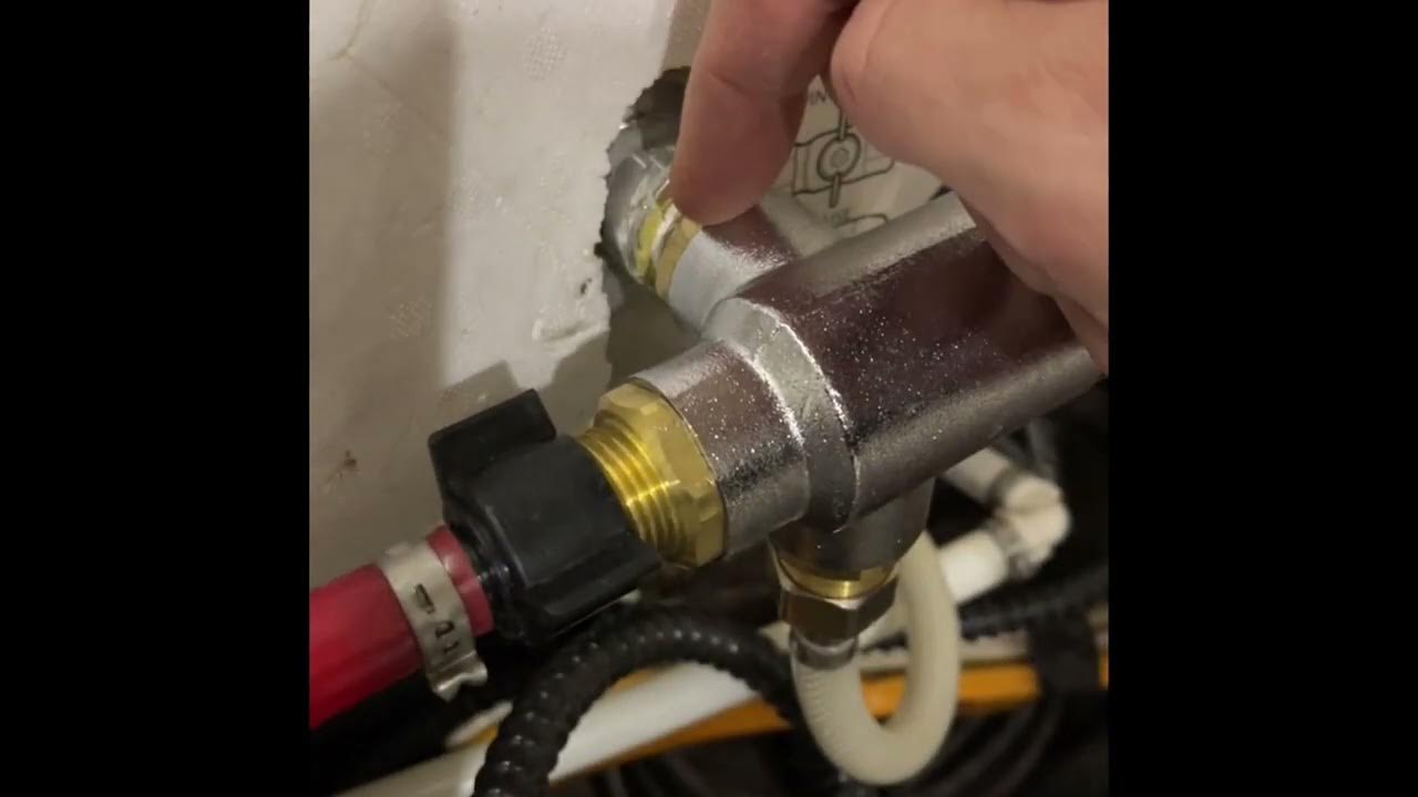 Easy fix for low hot water pressure in your camper or RV (Dometic water