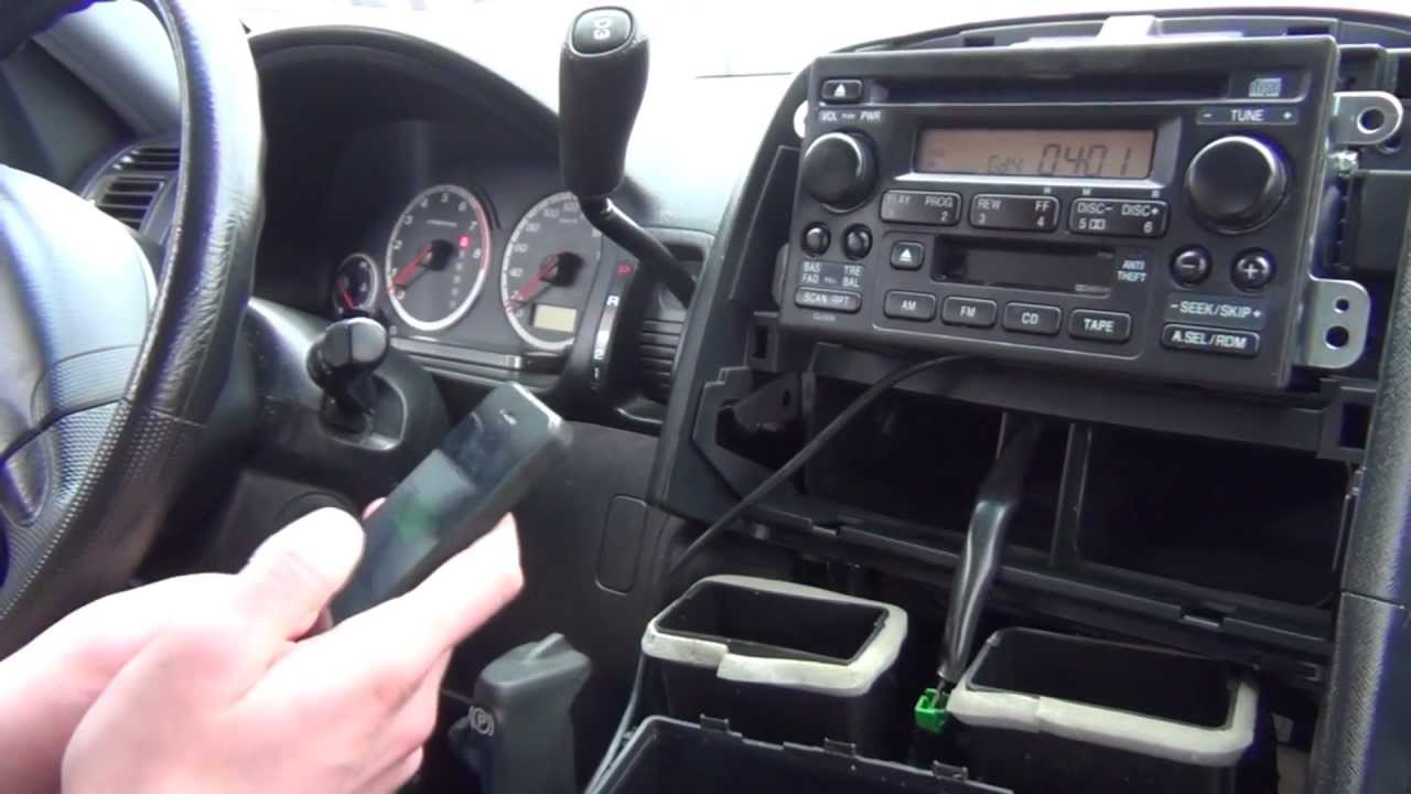 2002 honda crv radio removal