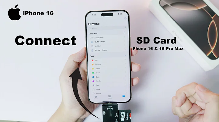 How to Connect SD Card to iPhone 16 & 16 Pro Max (EASY)