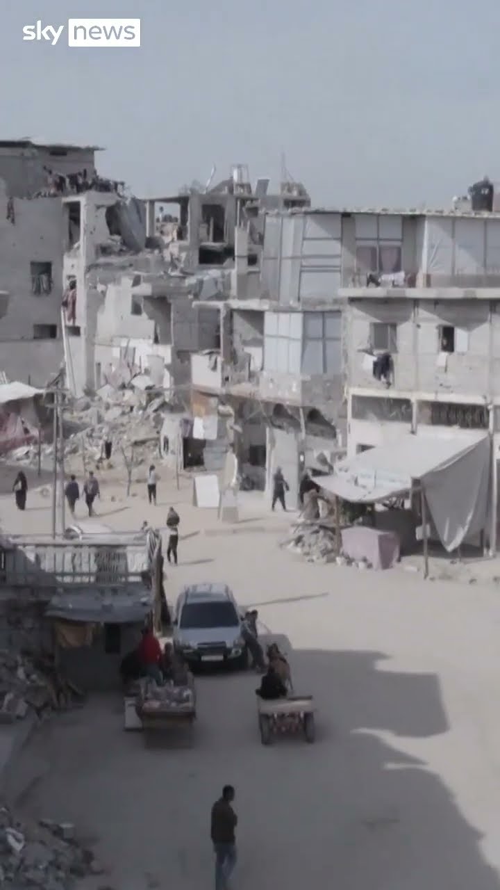 Drone captures destruction in Gaza