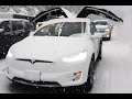 Зарядка Tesla model X Dual motor в -16 мороза