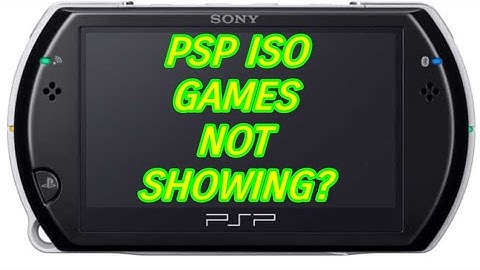 How To Solve PSP ISO Games NOT Showing? #psp #pspisogames #pspmod #hackpsp #pspgo
