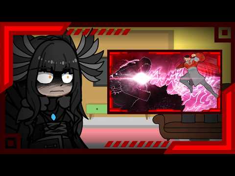 Kaiju Parents react to Evolved Godzilla vs Thragg || Gacha club