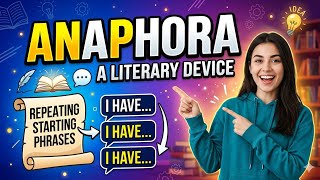 Anaphora Explained | Figure of Speech in English Literature | Literary Devices