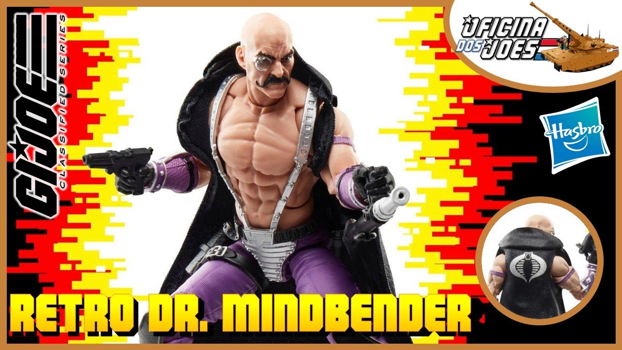 Retro Dr. Mindbender - GIJoe Classified - Review em PT/BR - YouTube