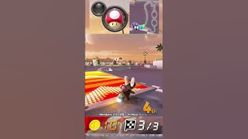 Stressful Final Lap on Daisy Circuit #mariokart #nintendo #gaming #shorts