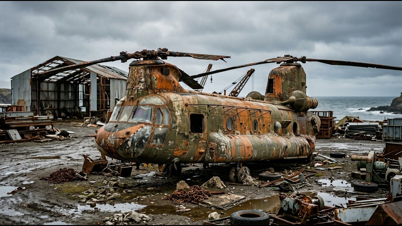 ASMR Car Restoration! CH 47 Chinook Full Restoration