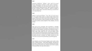 Rajasthan PSC Syllabus for ACF And Forest Range Officer Gr I 2018 Environmental Science