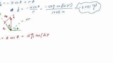 radial and transverse components example (Part 2) kinematics - engineering dynamics
