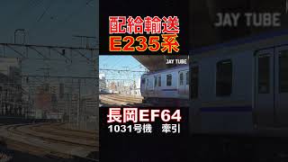 【配給輸送】235系 電気機関車 長岡EF64 1031号機 牽引 #jaytube #train