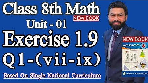 Class 8th Math New book Unit 1 Exercise 1.9 Question 1 (vii-ix)-Finding the Digits of Square Root