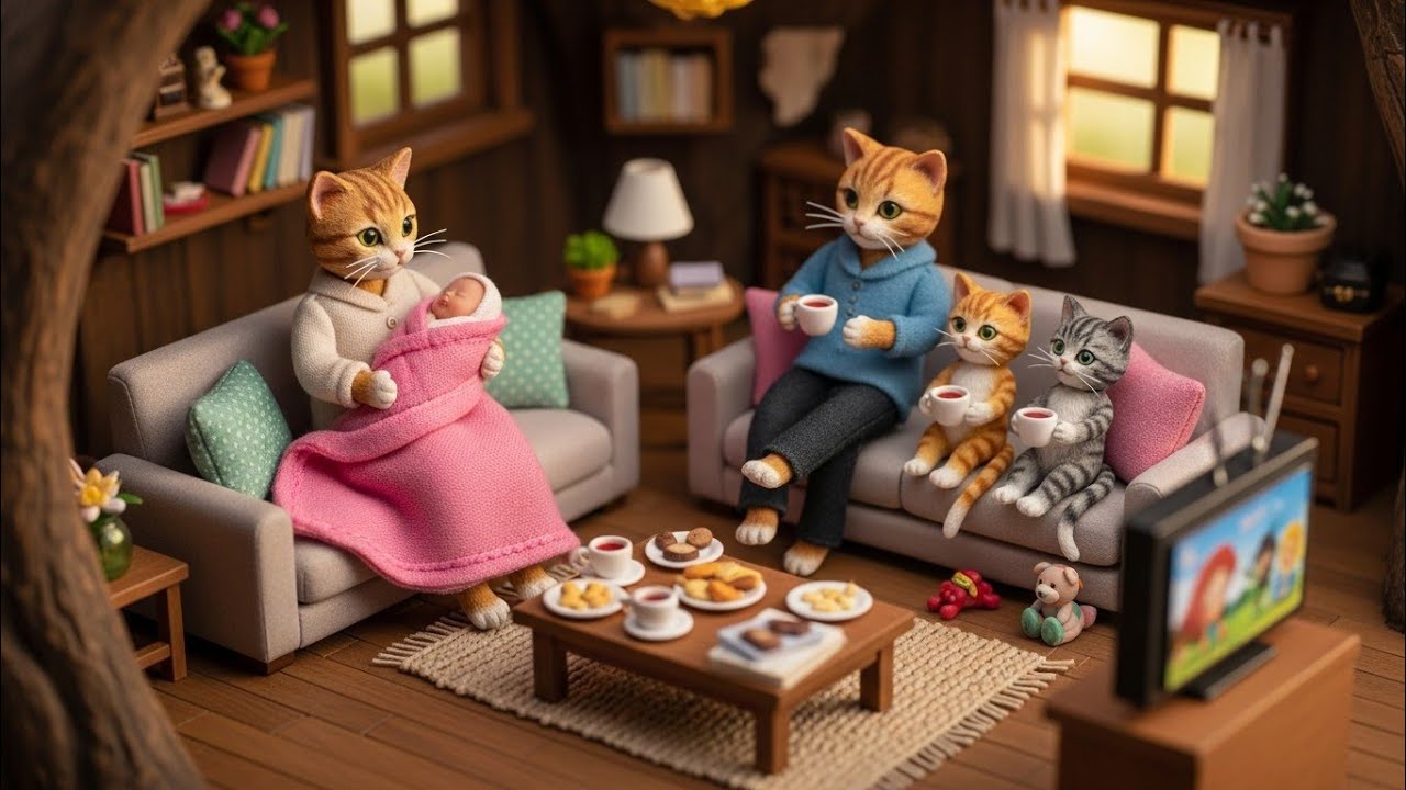 A Day in Cat Family Life 🐾 | Cute & Relaxing Cat Moments