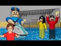 Gawat  penjara yuta dan mio banjir  barrys prison run water mode  roblox