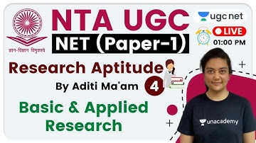 NTA UGC NET 2020 (Paper-1) | Research Aptitude by Aditi Ma