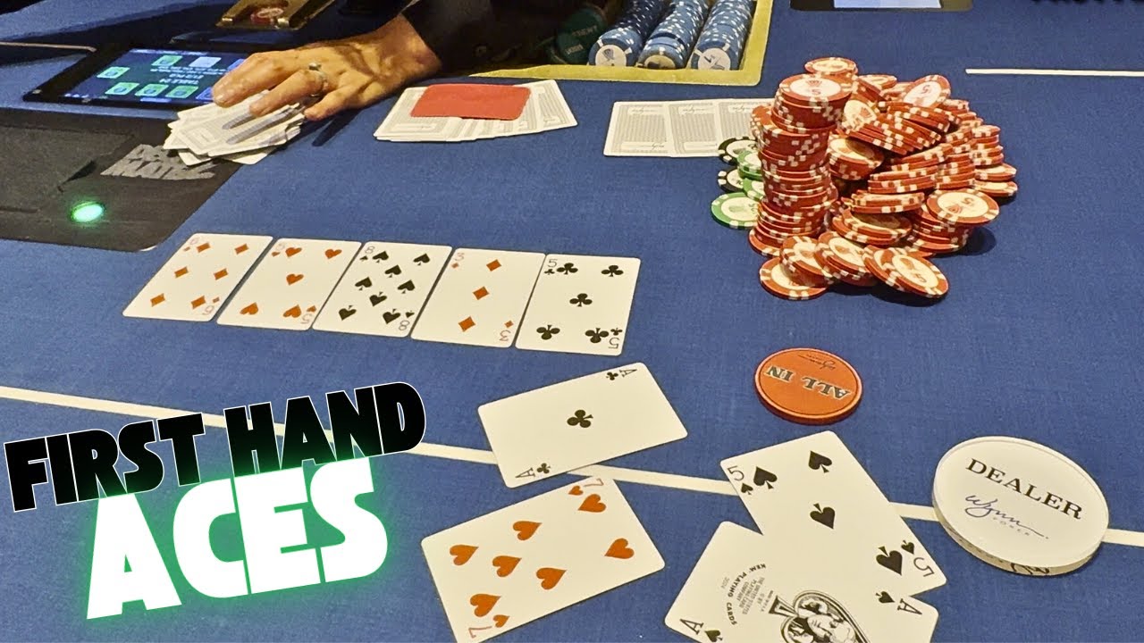 PLO really is the GREAT GAME! ALL IN MY FIRST HAND!