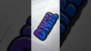 #bubbleletters #asmr #letteringtutorial #coloringtutorial #fyp #drawing #graffiti