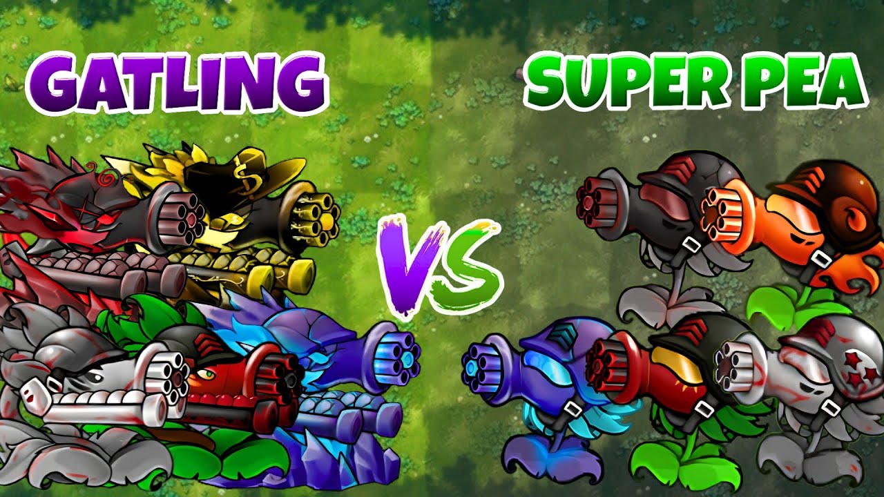 PVZ Fusion 2.6 Challenge - Team Gatling Vs Team Super Pea Vs Obsidian ...